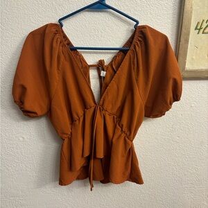 Off shoulder dressy blouse